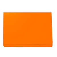 Spicers Manila Folder, Foolscap, Orange, Each Each
