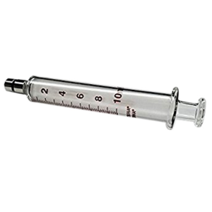 THOMPSON GLS 10ML SYR METAL LUER LK 6/PK Pack
