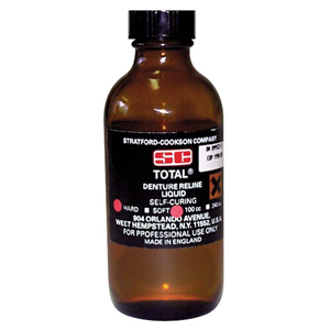 Total Denture Reline Liquid 100ml Hard Bottle