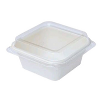 Biopak Transparent/Lid For Sugarcane Bowl, 7oz, 1000/Carton Carton