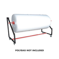 Tigerpak Trolley Dispenser Mobile Unit for Poly Bags, All Metal, Adjustable 1.2m - 2m, Each Each