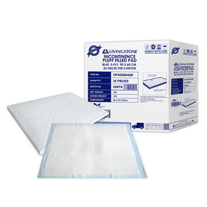 BLUEY Incontinence Underpad, 100g with 10 Grams Super Absorbent Polymer (SAP), 90 x 60cm, 1700ml, Fluff Pulp, Each