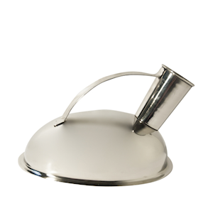 Urinal, Male , Grade 202, Stainless Steel, Each Each
