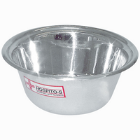 Livingstone Sponge Bowl, 1300 ml Capacity, 165 Diameter x 75 Depth mm, 220 Grams, Stainless Steel, Each Each