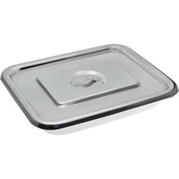 Livingstone Instrument Tray, Spare Cover for 01-344, 280 x 230 x 45mm, Gauge 26/0.5mm, 18/8 Stainless Steel, Each Each