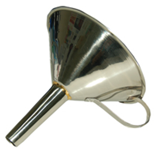 Funnel 75/80mm Diam. Stainlesssteel Each