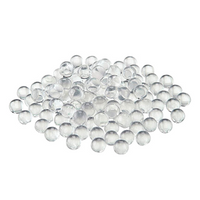 Livingstone Glass Beads, 8mm Diameter, Solid Glass, 500 Grams/Bag Bag