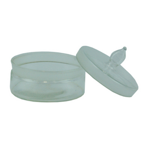 Livingstone Weighing Bottle, 50 Diameter x 30 Height mm, Low Form, with Lid, Glass, Each Each