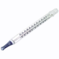 Floating Dairy Thermometer 0 To 100 Degrees Celcius Spirit Each