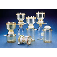 Nalgene Reusable Polysulfone Filter Holder with Receiver, Upper Chamber Capacity: 250ml, Lower Chamber Capacity: 250ml, Each Each