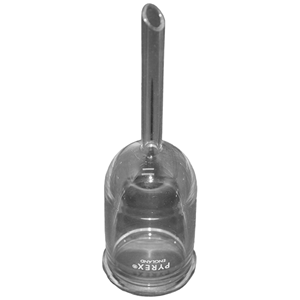 Filter Crucible Adaptors 40x150mm, European Glass, Each Each