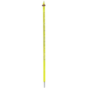 Laboratory Thermometer, Yellow Spirit, -10 to 110degC, 1.0deg Division, Each Each