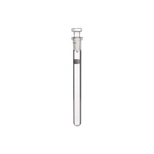 Simax Test Tube for Samples, with Frosted Label, Socket Joint Stopper, 22 x 200(L) mm, Borosilicate Glass, European, Each Each