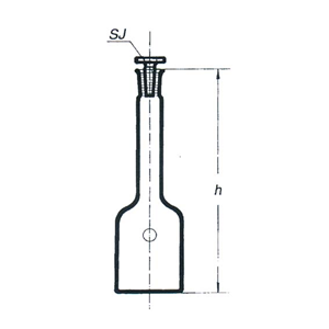 Flask Stohmann Glass Stop 500ml Socket Joint 24/29 Each