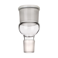 Simax Adapter, Reduction, Inverted, Socket Joint 19/26, Cone 14/23, 20(L) mm, Borosilicate Glass, Each Each
