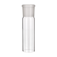 Simax Ground Glass Joint, Standard Socket Joint, 34/35, 40 x 150(L) mm, Straight, Borosilicate Glass, European, Each Each