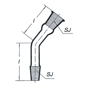 Socket Glass Joint Cone Socket Socket Joint 29/32 length 77mm European Each
