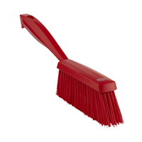 Vikan Ergo Bannister Hand Brush, 330mm, Medium, Red, Each Each