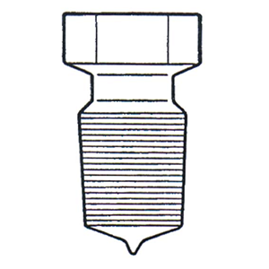 Stopper Recyclable Plastic Octagonal Hollow Socket Joint 10/19 European Each