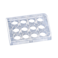 Corning Culture Tissue Plate, Recyclable Polystyrene, 12 Wells, Flat Bottom, 100 Pieces/Case Case