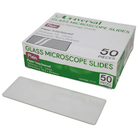 Sail Microscope Glass Slide, Ground Edges, Thickness 1.0-1.2mm, 50/Pack Pack