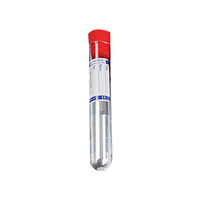 Aptaca Cylindrical Test Tube with Cap and Label, 10ml, 16mm Diameter x 100mm, Sterile, Polystyrene, 250/Bag Bag