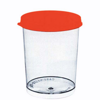 Urine Container PS 150ml Pressure Cap Each