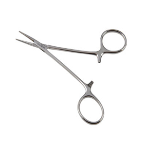 Livingstone Mosquito Haemostatic Artery Forceps, 12cm, Curved, Stainless Steel, Each Each
