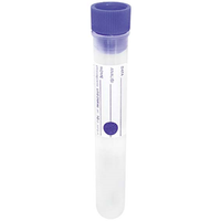 Aptaca Recyclable Plastic Test Tube, with Lithium Heparin for 10ml of Blood, 16mm Diameter x 100mm Long, Round Bottom, 50/Box Box