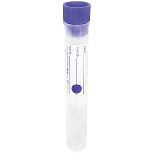 Aptaca Recyclable Plastic Test Tube, with Lithium Heparin for 10ml of Blood, 16mm Diameter x 100mm Long, Round Bottom, 50/Box Box