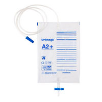 Aaxis Drainage Bag, A2, 2000ml, 120cm Tube with T Tap, Sterile, Each Each