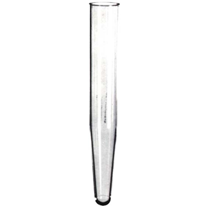 Aptaca Conical Test Tubes, Recyclable Polystyrene, 10ml, 16 x 110mm, Non Graduated, Rimless, 250/Bag Bag