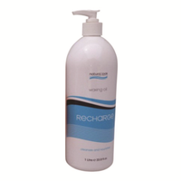 Natural Look Recharge Waxing Oil, 
Prevents Stickiness and Tugging, Dissolves Residue, 1 Litre Bottle