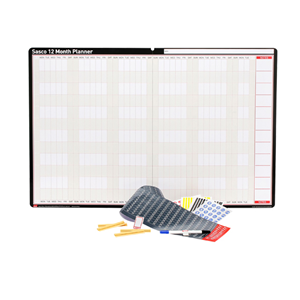 SASCO UNDATED WALL PLANNER, 12 MONTHS, 910 X 605MM, EACH Each