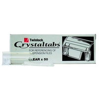 Crystalfile Tabs Clear Box/50 Box