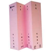 CRYSTALFILE INSERTS GREEN A-Z 50/PK Each