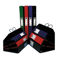 Marbig Deluxe Insert Ring Binder, A4, 25mm, 2 D-Rings, Green, Each Each