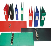 Marbig Deluxe Insert Ring Binder, A4, 38mm, 2 D-Rings, Green, Each Each