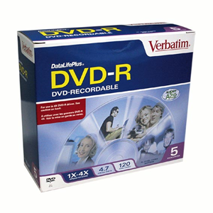 Dvd-r 4.7gb Jewel Case 5pk 5/pk Pack