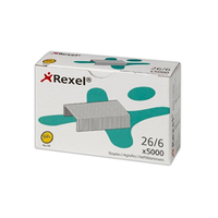 Rexel Staples, Size 26/6mm, 5000/Box Box