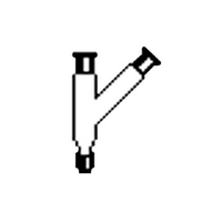 Monash Adapter with Bended Tube, Cone 19/26, 10mm Tube, Borosilicate Glass, Each Each