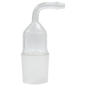 Monash Adapter with Bended Tube, Cone 14/23, 10mm Tube, Borosilicate Glass, Each Each