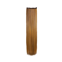Angel Extensions Single Clip-In Hair Extension, 2 Clip, 50 x 10cm, 14 grams, Dark Brown & Dark Blonde, Each Each