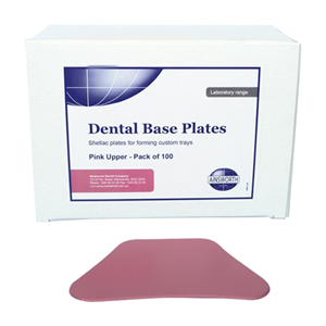 Ainsworth Dental Base Plates Pink Upper