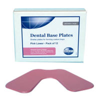 LOWER BASE PLATES PINK 72/BOX Box
