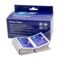 AF Phone-Clene Cleaning Wipes. Anti-Bacterial, 100/Box Each