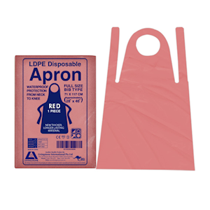 Livingstone Disposable Low Density Polyethylene (LDPE) Aprons Individual Pack