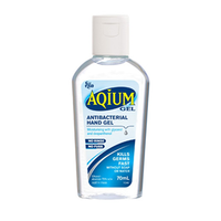 Out of Date, Ego Aqium Antibacterial Sanitising Alcohol Gel, 70ml, Each, Original Unopened Condition, Price Discounted, While Stocks last Each