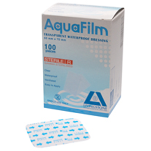 Out of Date, Aqua-Liv Transparent Film Dressing, without Pad, 6 x 7cm, Sterile, Each, Price Discounted, While Stocks last Loose