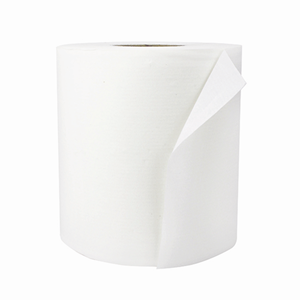 Sofeel Centrefeed Pull Paper Towel, Barrel Roll, Biodegradable, 1-Ply, 20cm x 300m, Non-Perforated, HACCP Certified, 6 Rolls/Ctn Carton